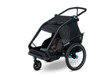 Load image into Gallery viewer, Cube Kids Trailer (Double CMPT) - Black