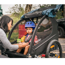 Load image into Gallery viewer, HIRE a Burley Trailer - Festival Use (with Front Wheel Jogger Kit) - Kids Bike Trailers