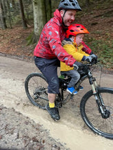 Load image into Gallery viewer, Hire a Shotgun Child Bike Seat + Handlebar Combo - Kids Bike Trailers