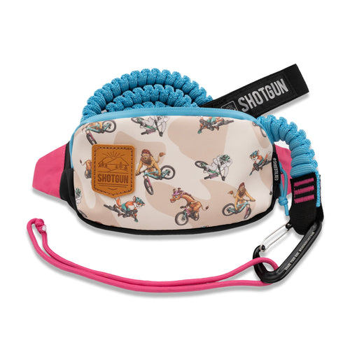 Shotgun MTB Tow Rope + Kids Hip Pack Combo - Kids Bike Trailers